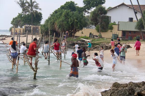 Ланкийские рыбаки. Ланкийские рыбаки.